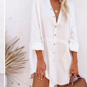 Vici Button Down Tunic S